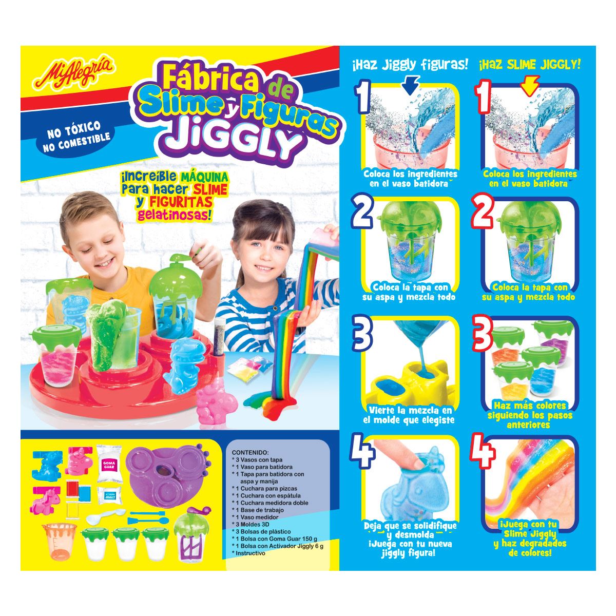 Fábrica de slime y figuras jiggly 2144 mi alegría