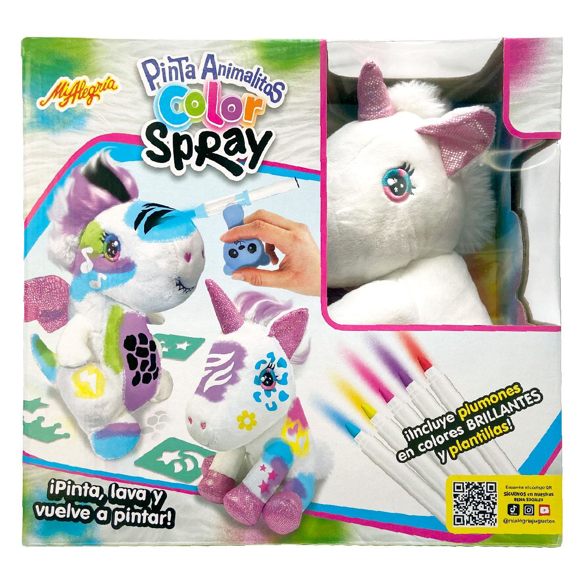 Pinta Animalitos Color Spray Unicornio Mi Alegría
