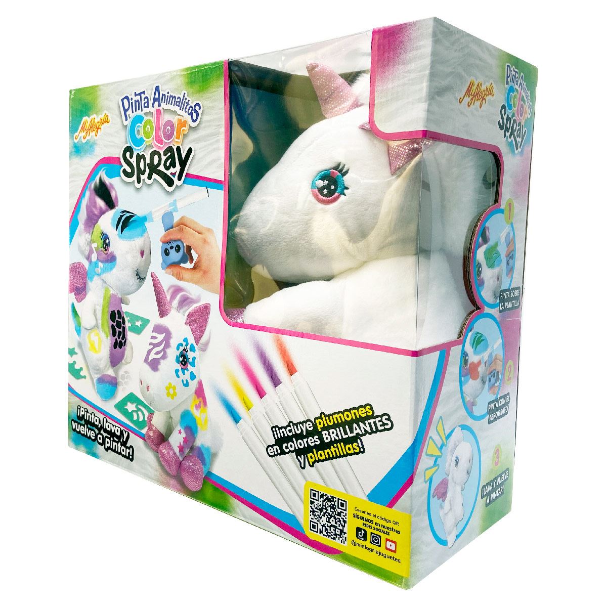 Pinta Animalitos Color Spray Unicornio Mi Alegría