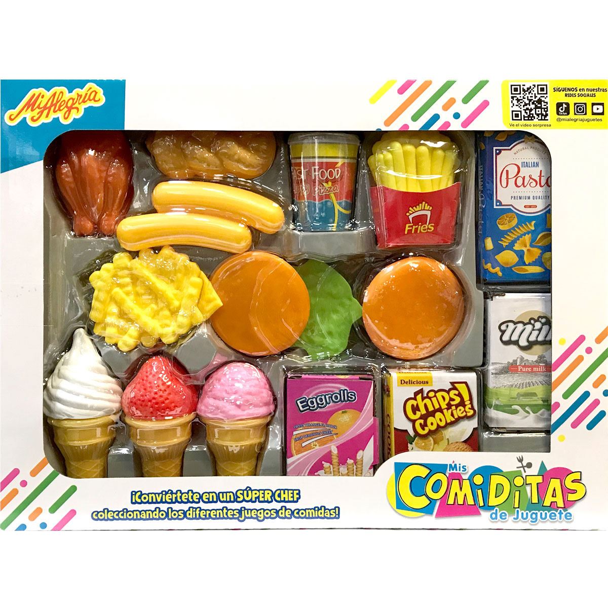 Set De Comidas Hamburguesa 2233-3 Mi Alegría