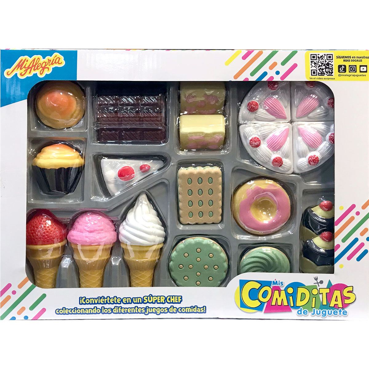 Set De Comidas Pastel 2233-4 Mi Alegría