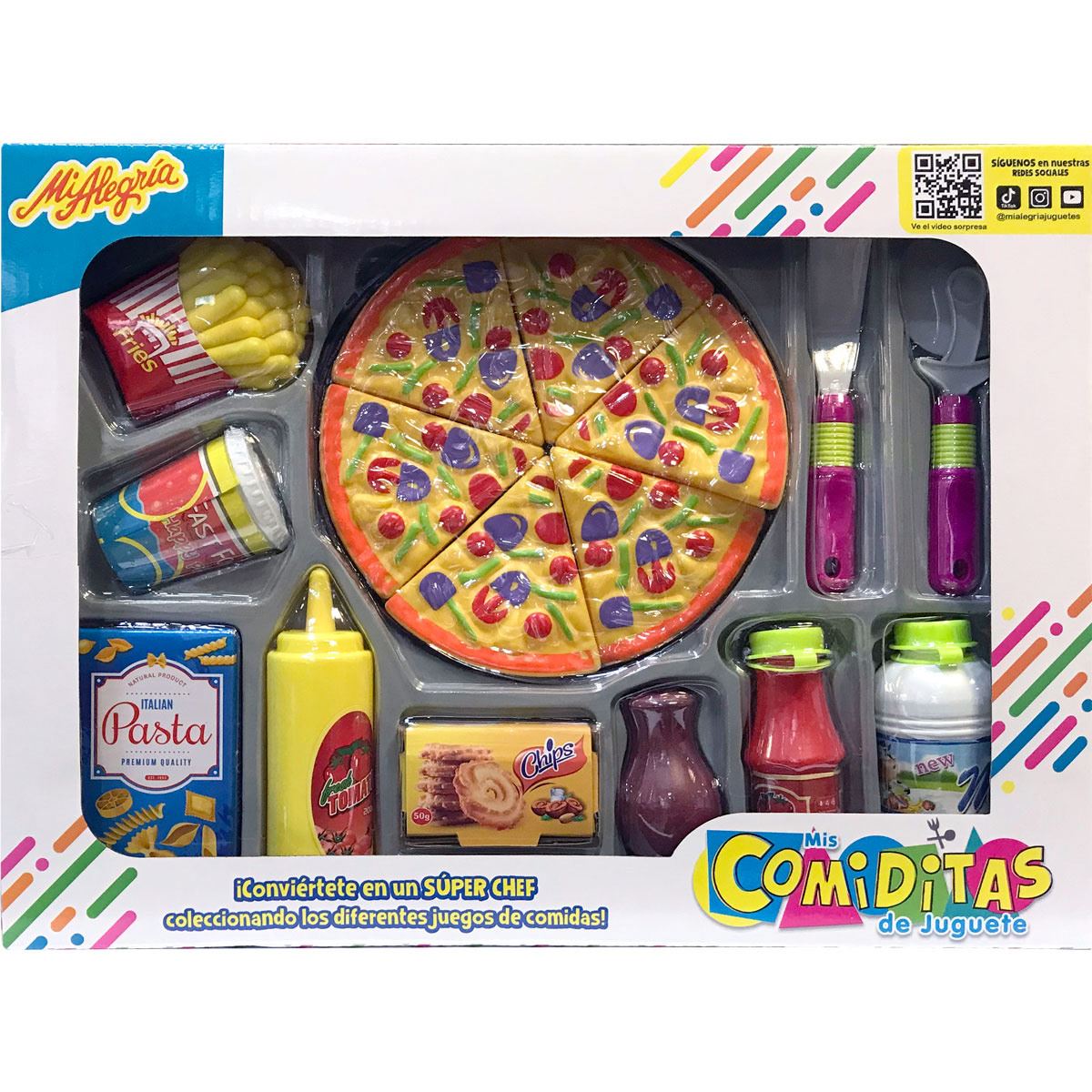 Set De Comidas Piza 2233-6 Mi Alegría