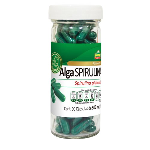 Alga Spirulina 90 Capsulas