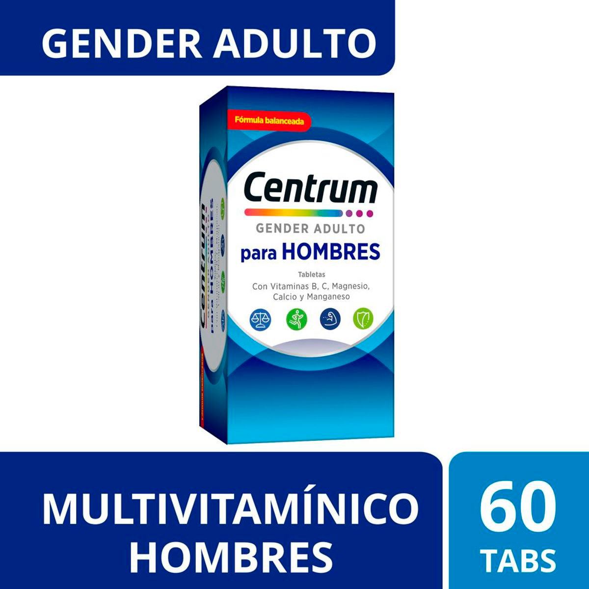 Centrum Gender Adulto Hombres 60tabs