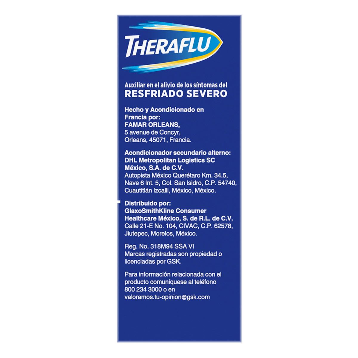 Theraflu Exverde 10mg 6 sobres