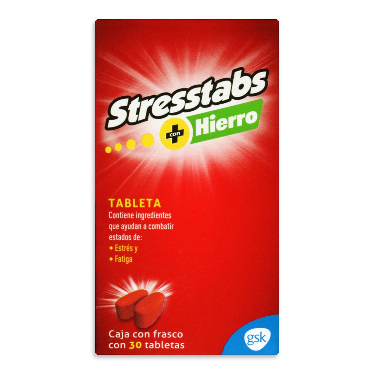 Stresstabs 600 Hierro 30 grag