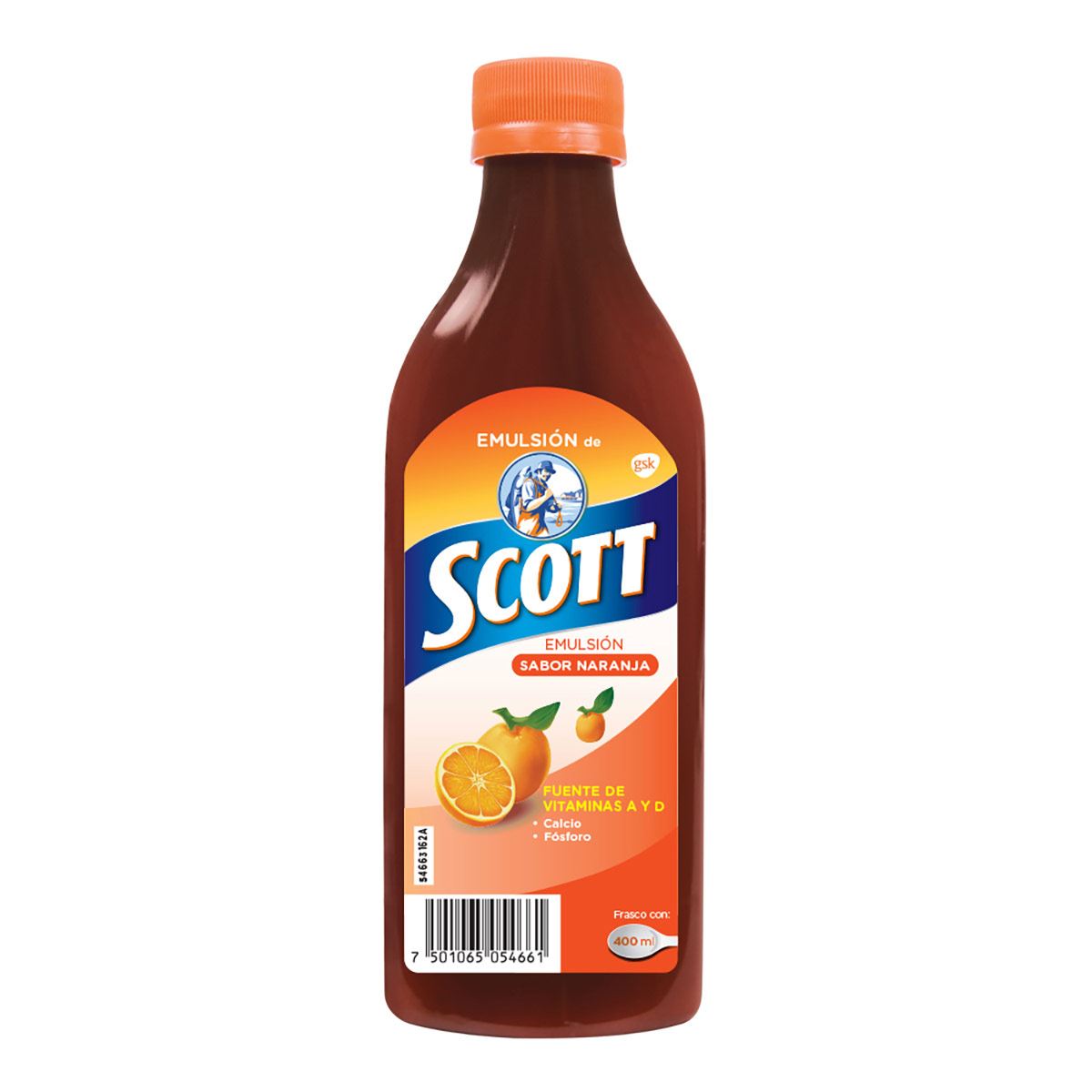 Emulsión scott naranja 400 ml