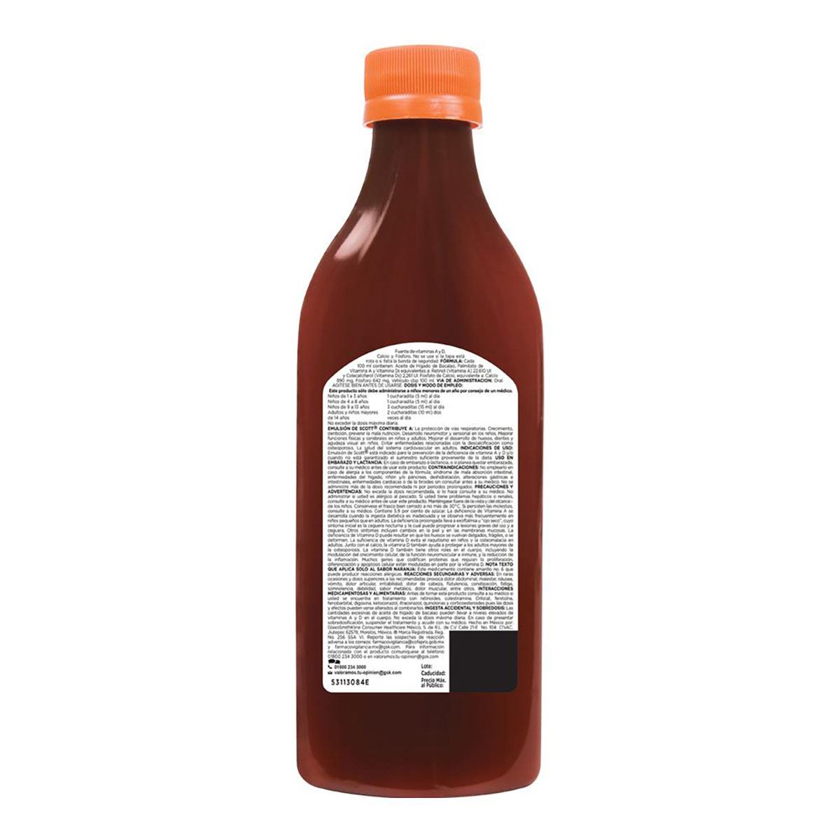 Comprar Emulsión Scott Extra Naranja -200ml