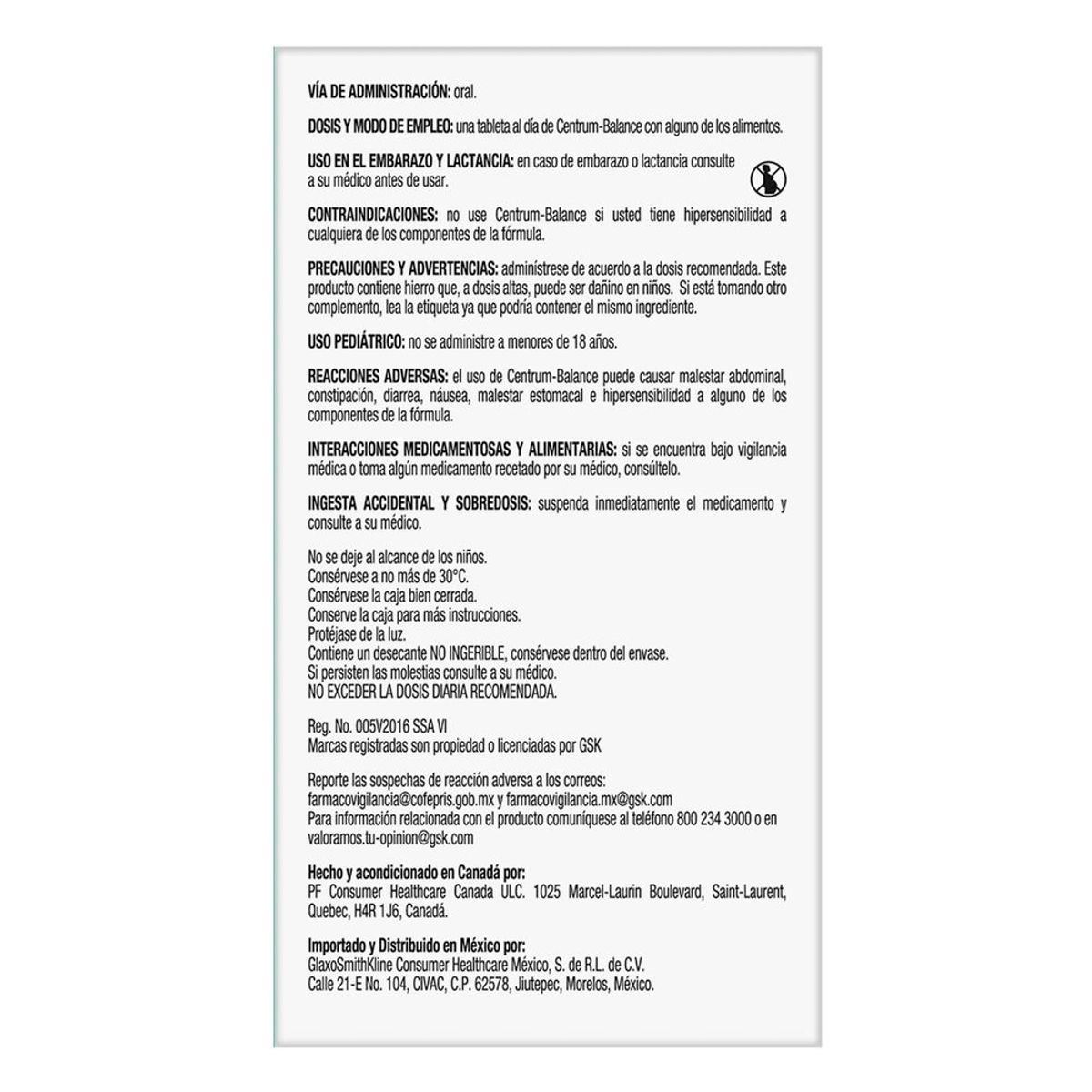 Centrum Balance 30tabs