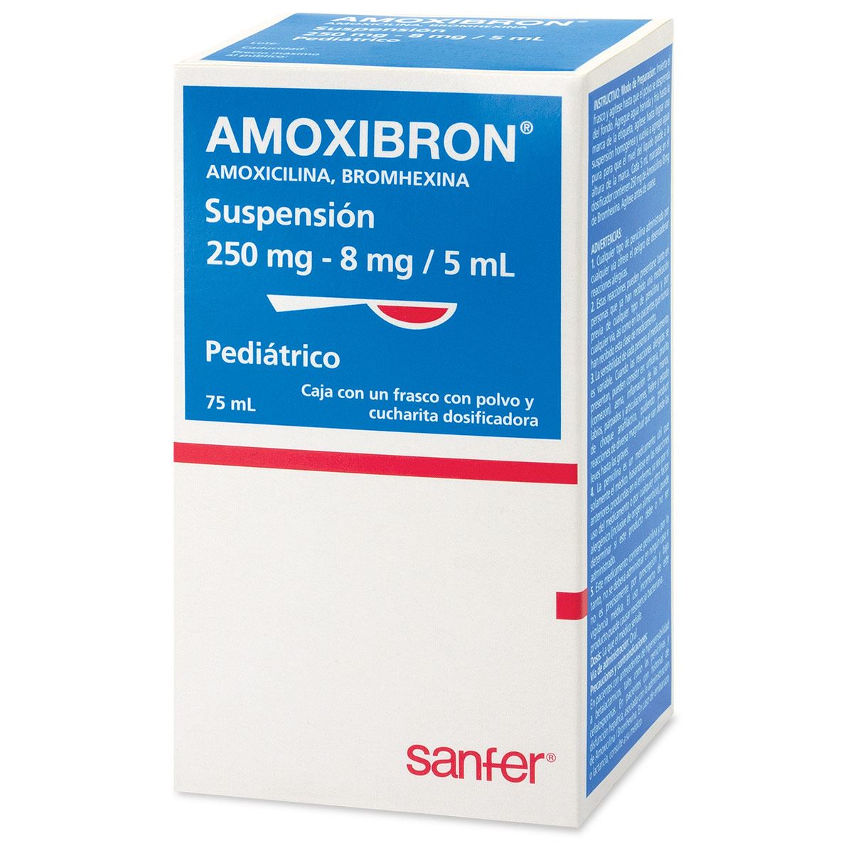 Amoxibron 250mg susp 75 ml   119