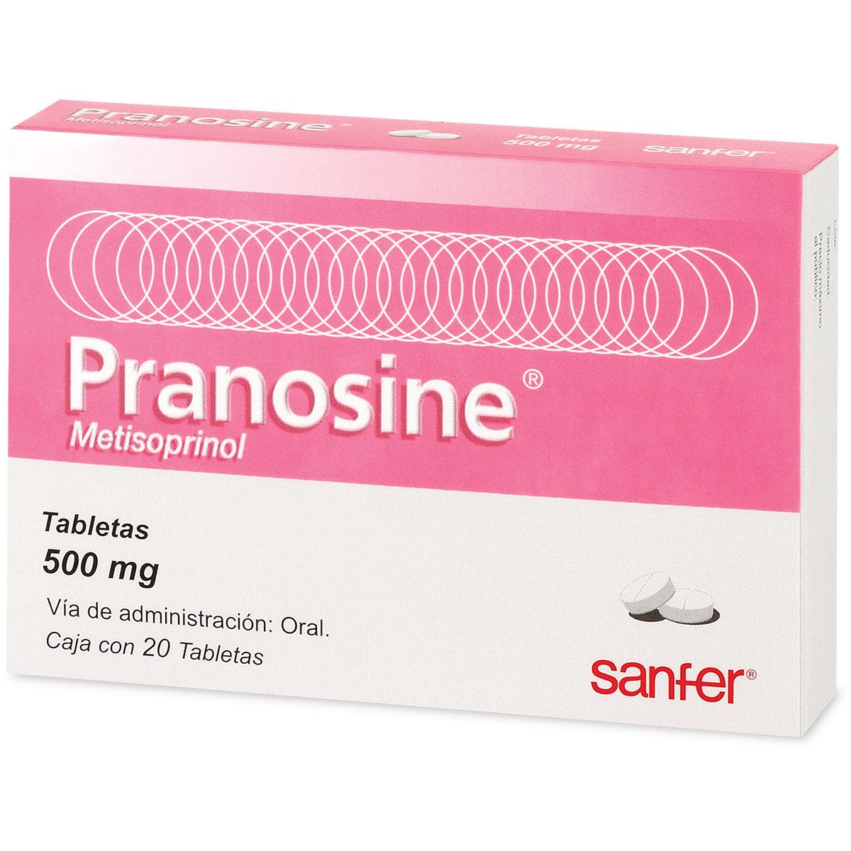 PRANOSINE 500 MG TAB 20