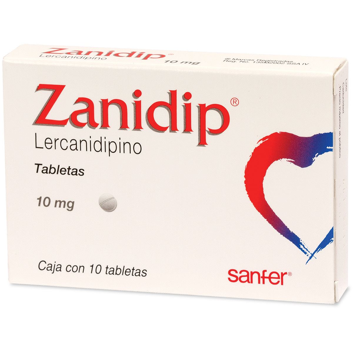 Zanidip 10mg tab 10