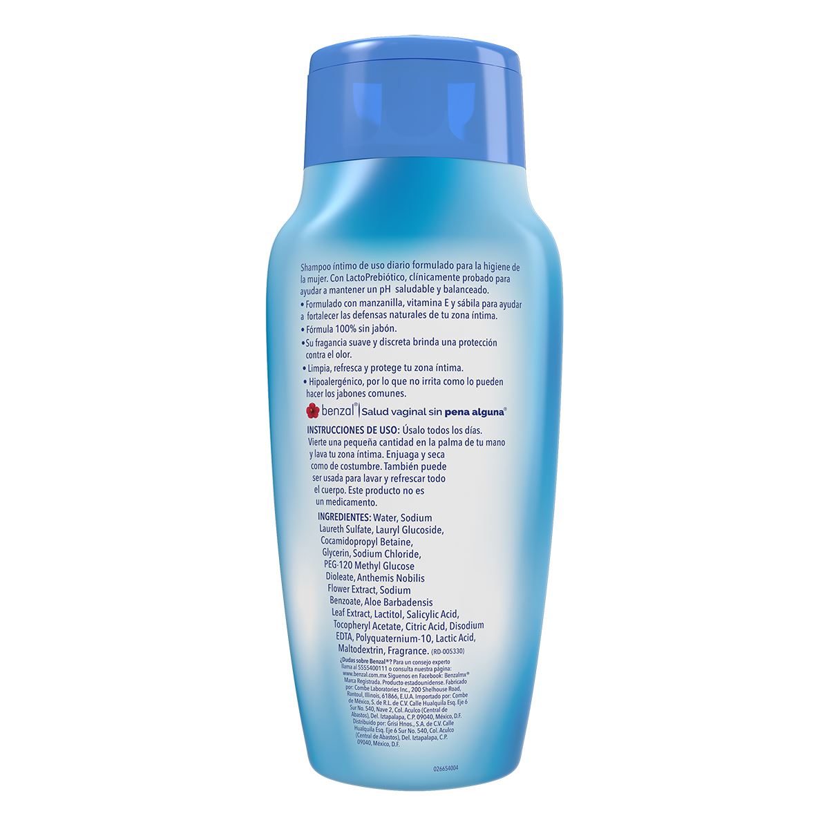 Shampoo Íntimo Cuidado PH Benzal 240ml