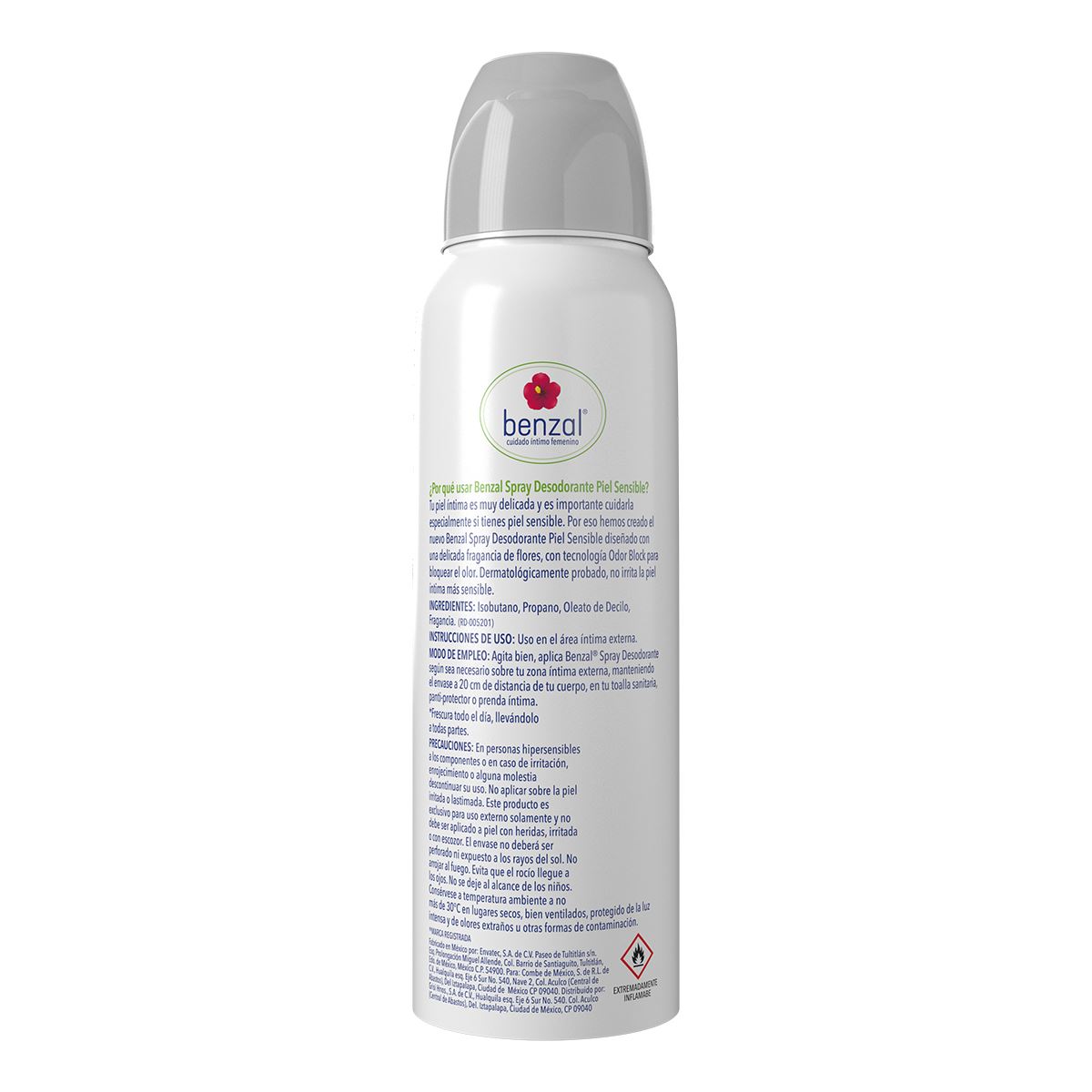 Desodorante Íntimo en Spray Piel Sensible 120ml