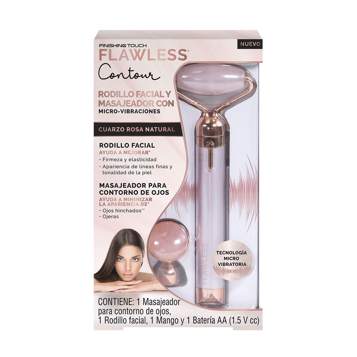 Rodillo Facial y Masajeador Contour Flawless