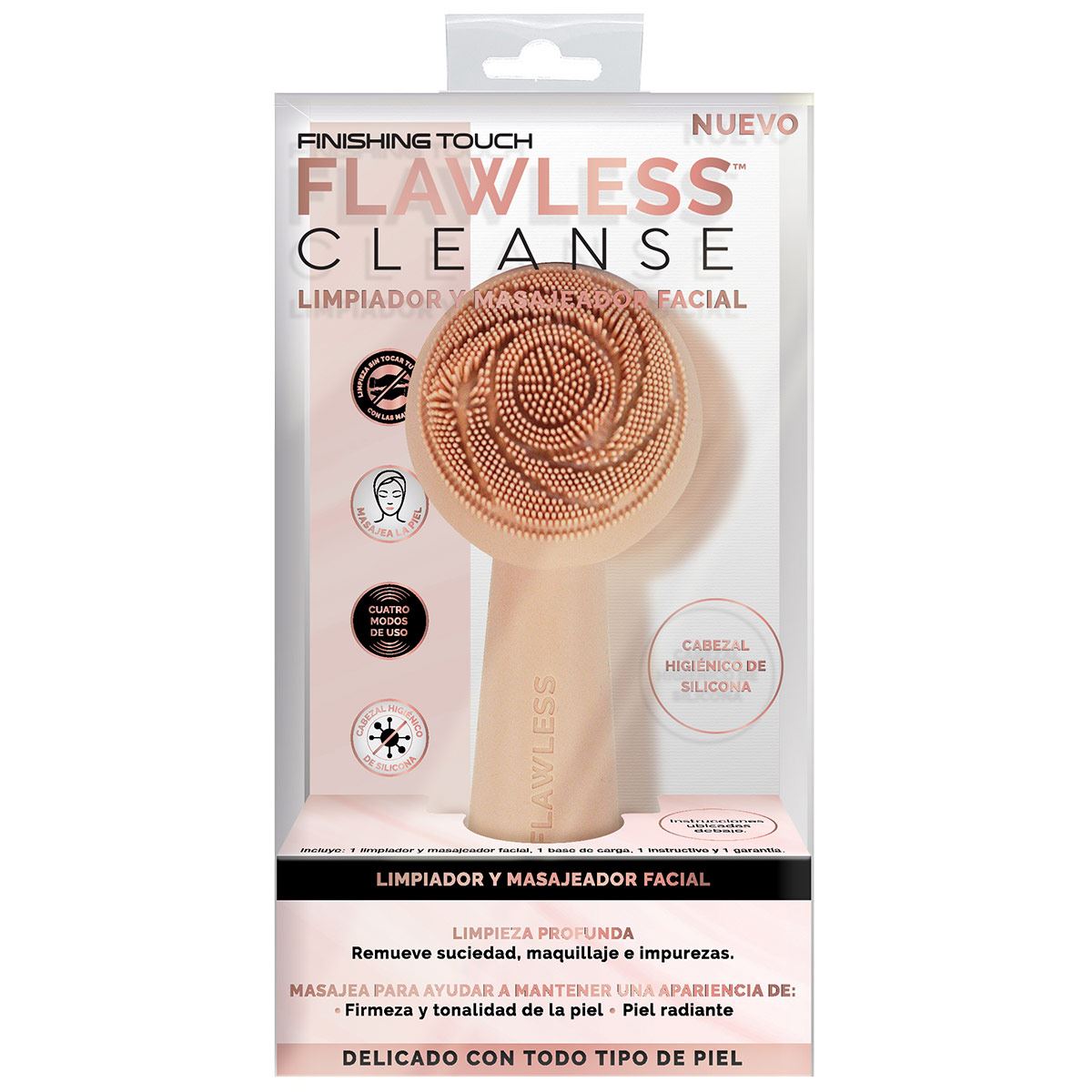 Limpiador Masajeador Facial Flawless