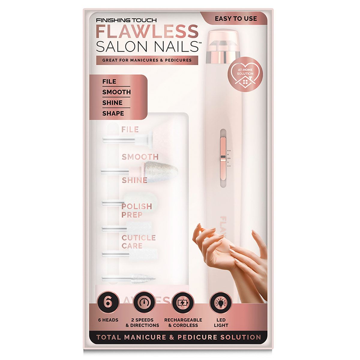 Set de Manicure y Pedicure Flawless Salon Nails