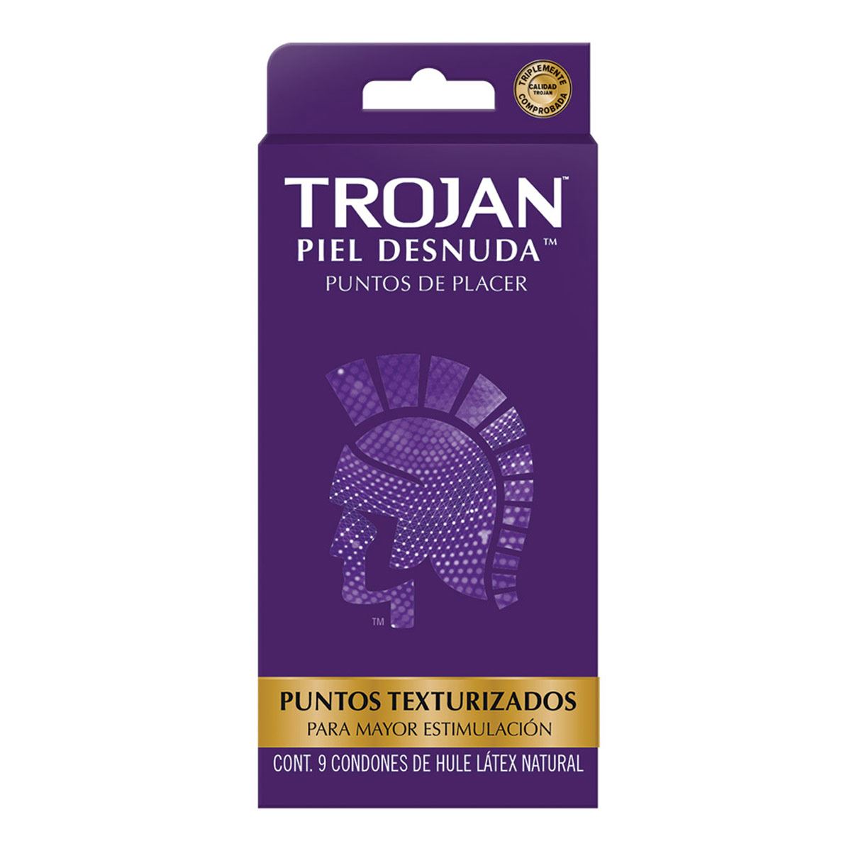 Condones de Latex Ultra Delgados Texturizados Trojan 9 piezas