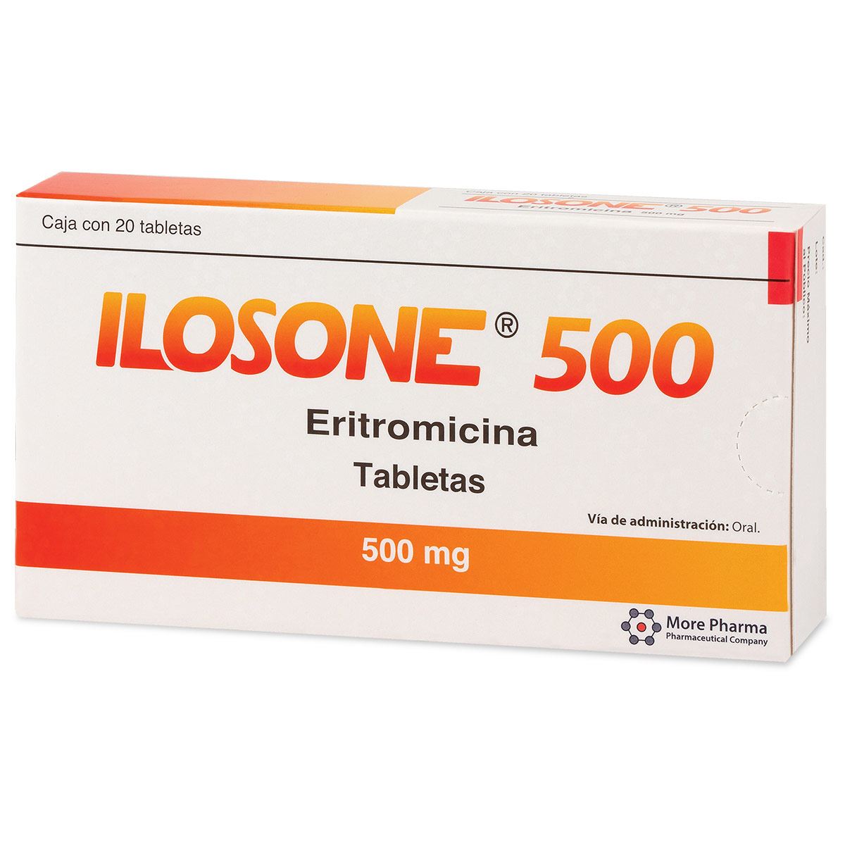 Ilosone 500 MG TAB C/20      194