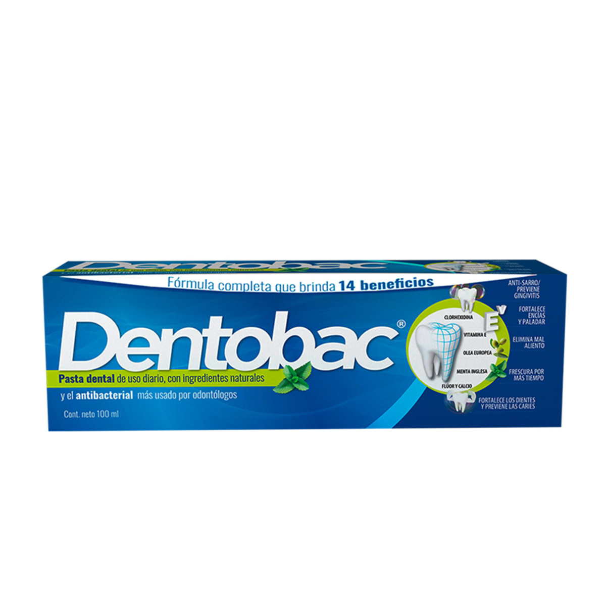 Crema Dental Dentobac 100 ml
