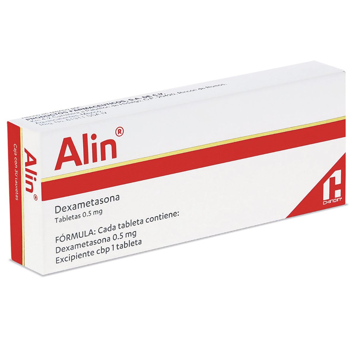 Alin Tabletas 0.5 MG CAJA C/ 30