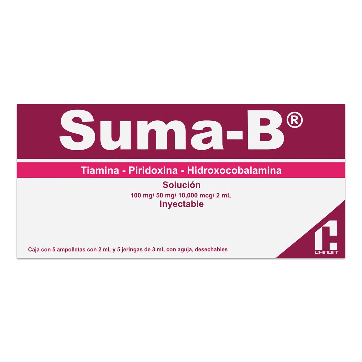 Suma-B Sol Iny/Jeringas Amp 5x2ml