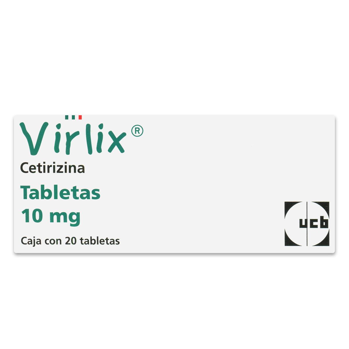 Virlix 10 mg tab 20 6301
