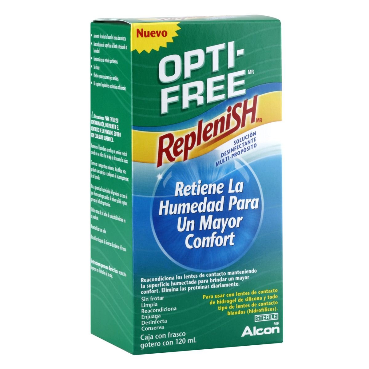 Solución Opti Free  Replenish 120 ml