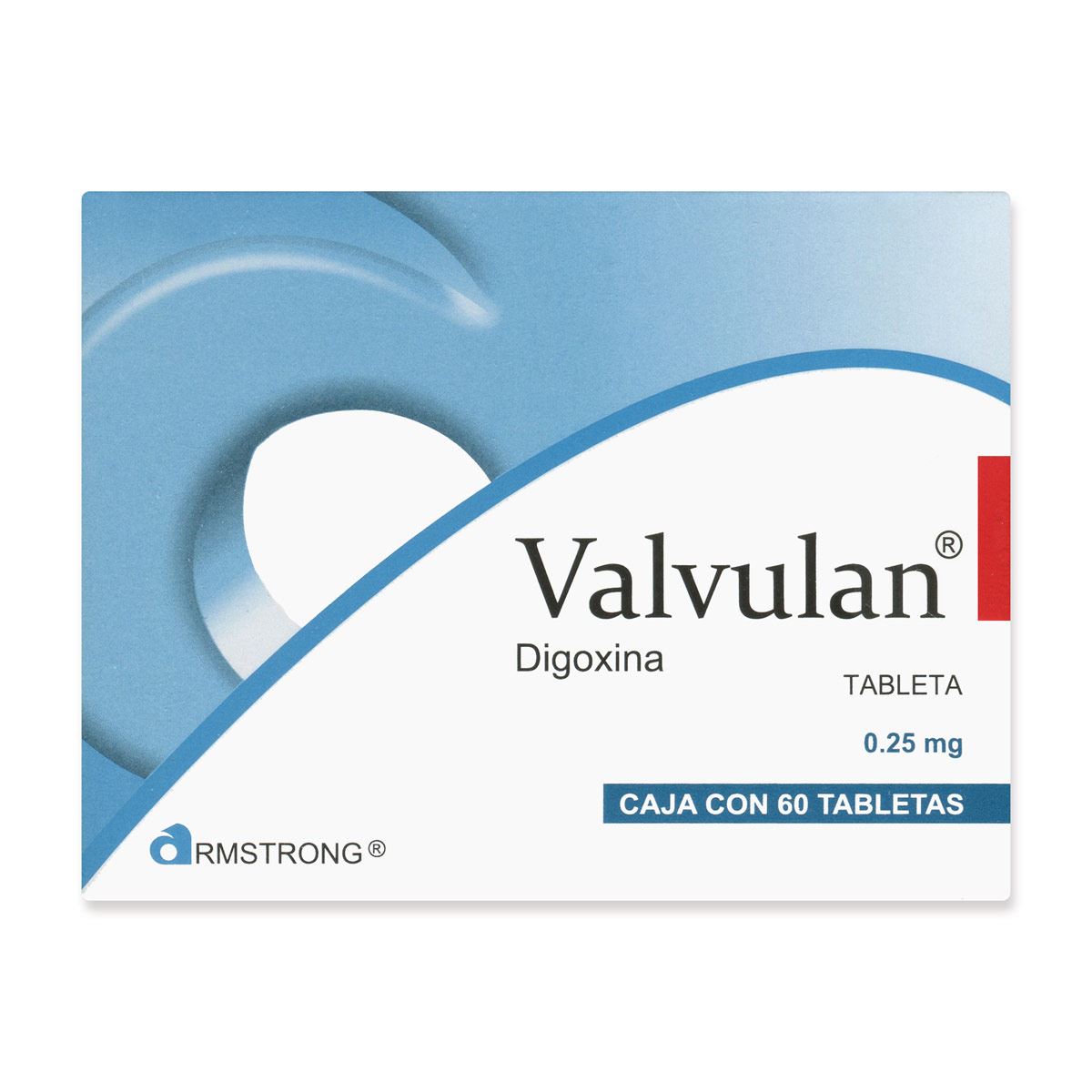VALVULAN T 60 0.25MG