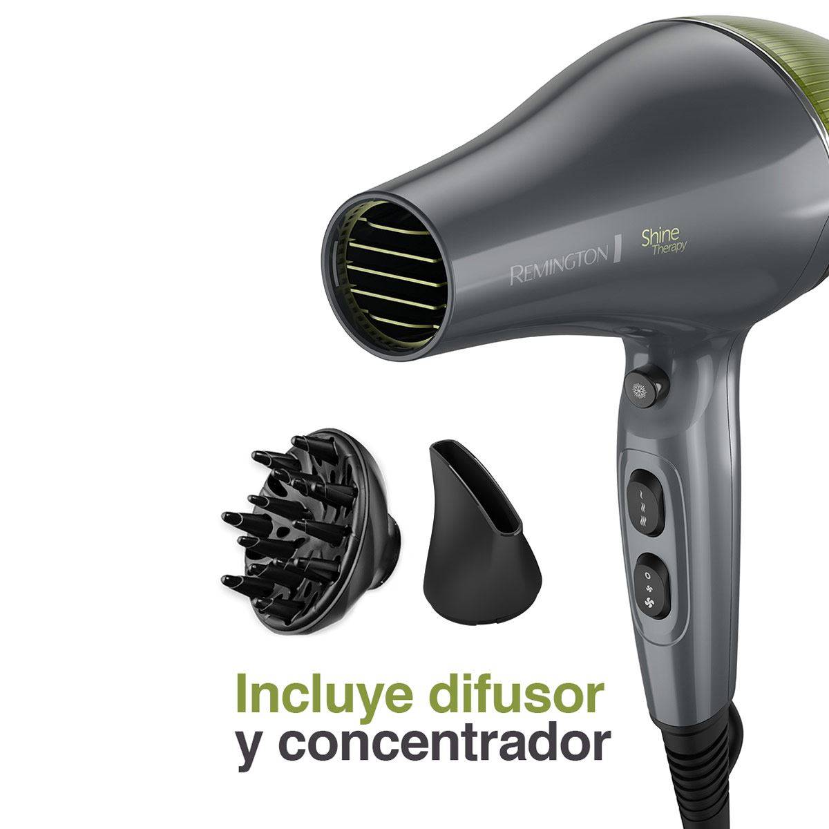 Combo Alaciadora y Secadora Aguacate Macadamia Remington