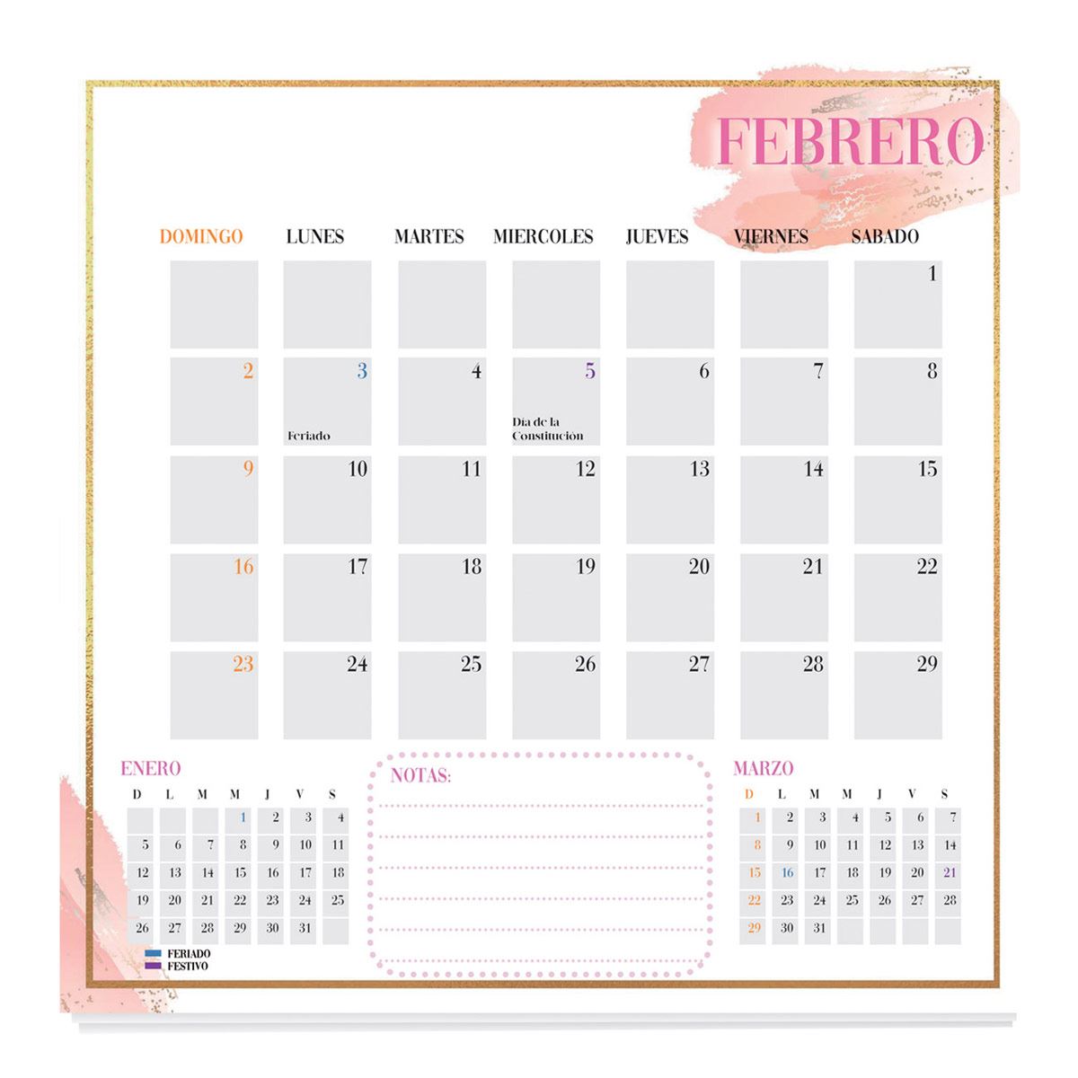 Calendario 2020 Fashion Girl Upak