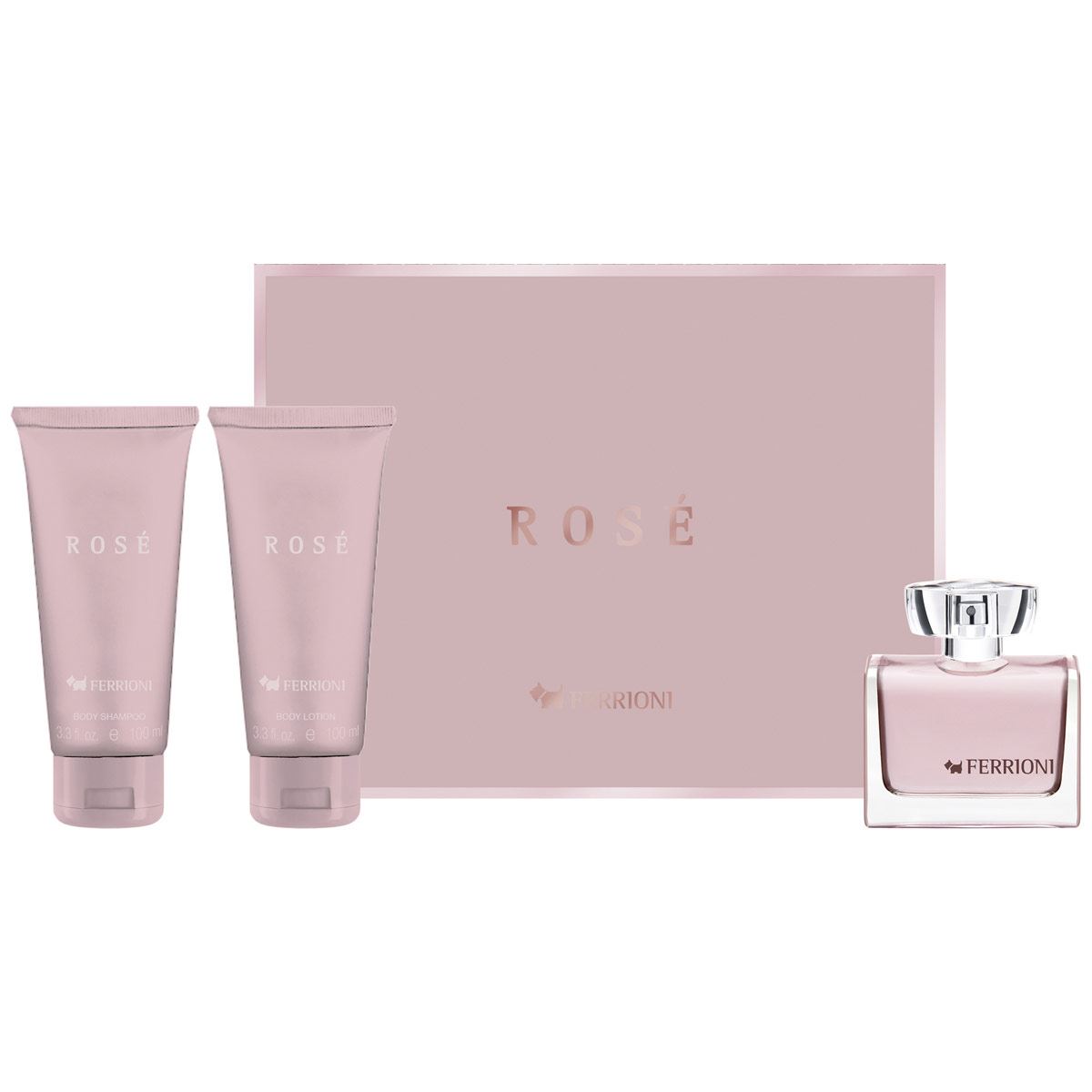 Set Fragancia para Mujer Ferrioni Rose EDT 100ml