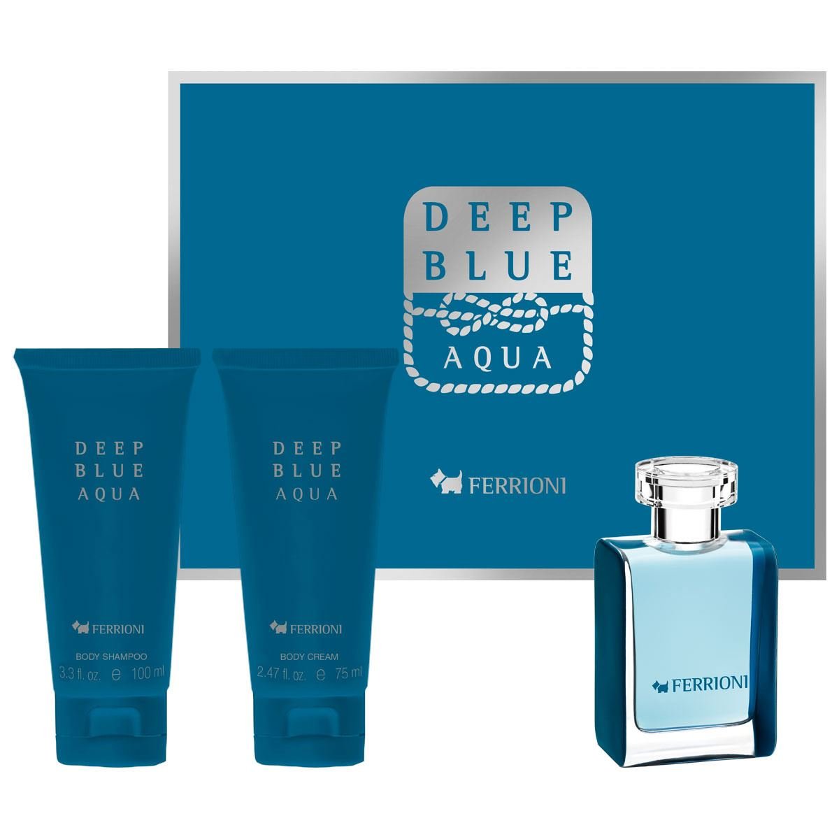 Set para Caballero Deep Blue Aqua Ferrioni