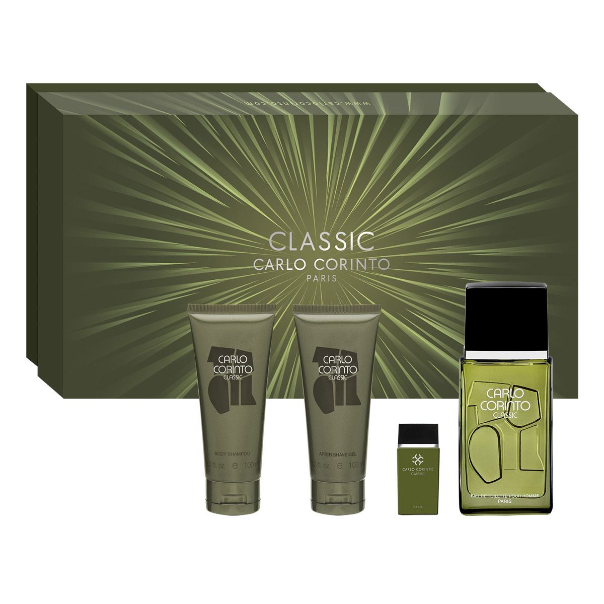 Set Fragancia para Hombre Carlo Corinto Classic EDT 100 ml
