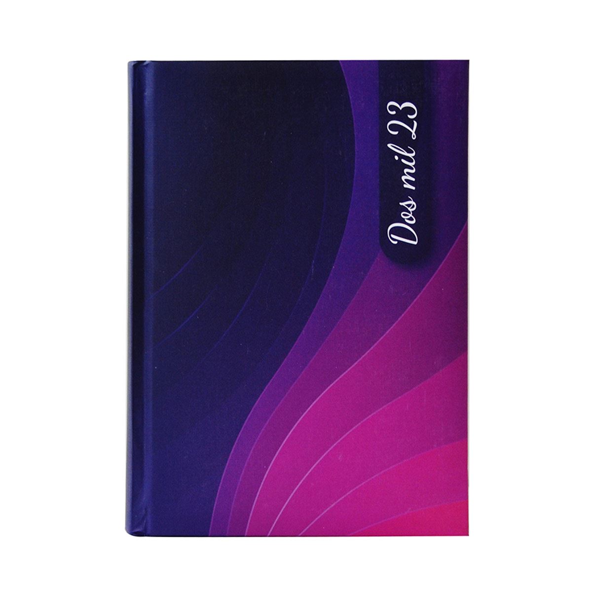 Agenda diaria pastel morado