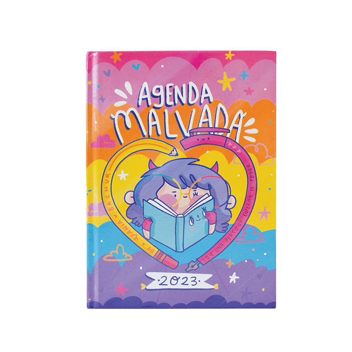 Agenda diaria vania bachur con hoja de stickers