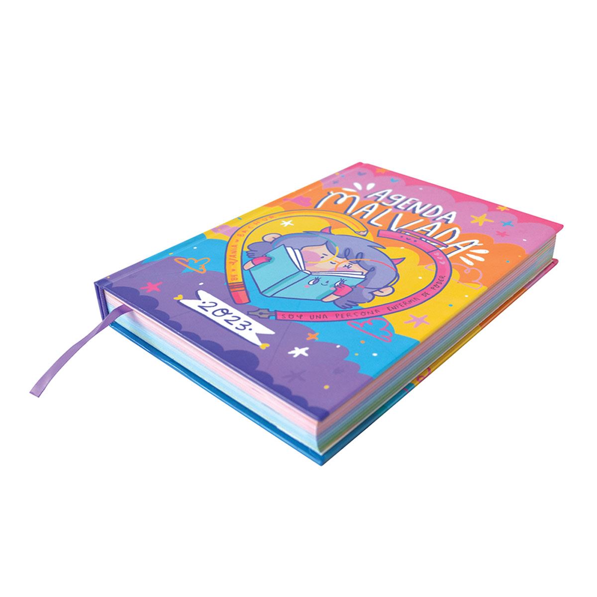 Agenda diaria vania bachur con hoja de stickers