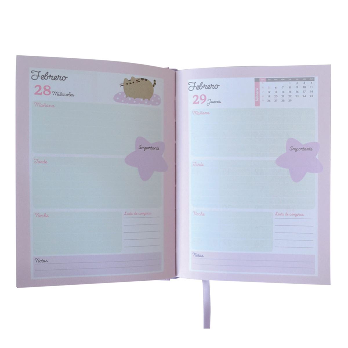Agenda Danpex Pusheen verde