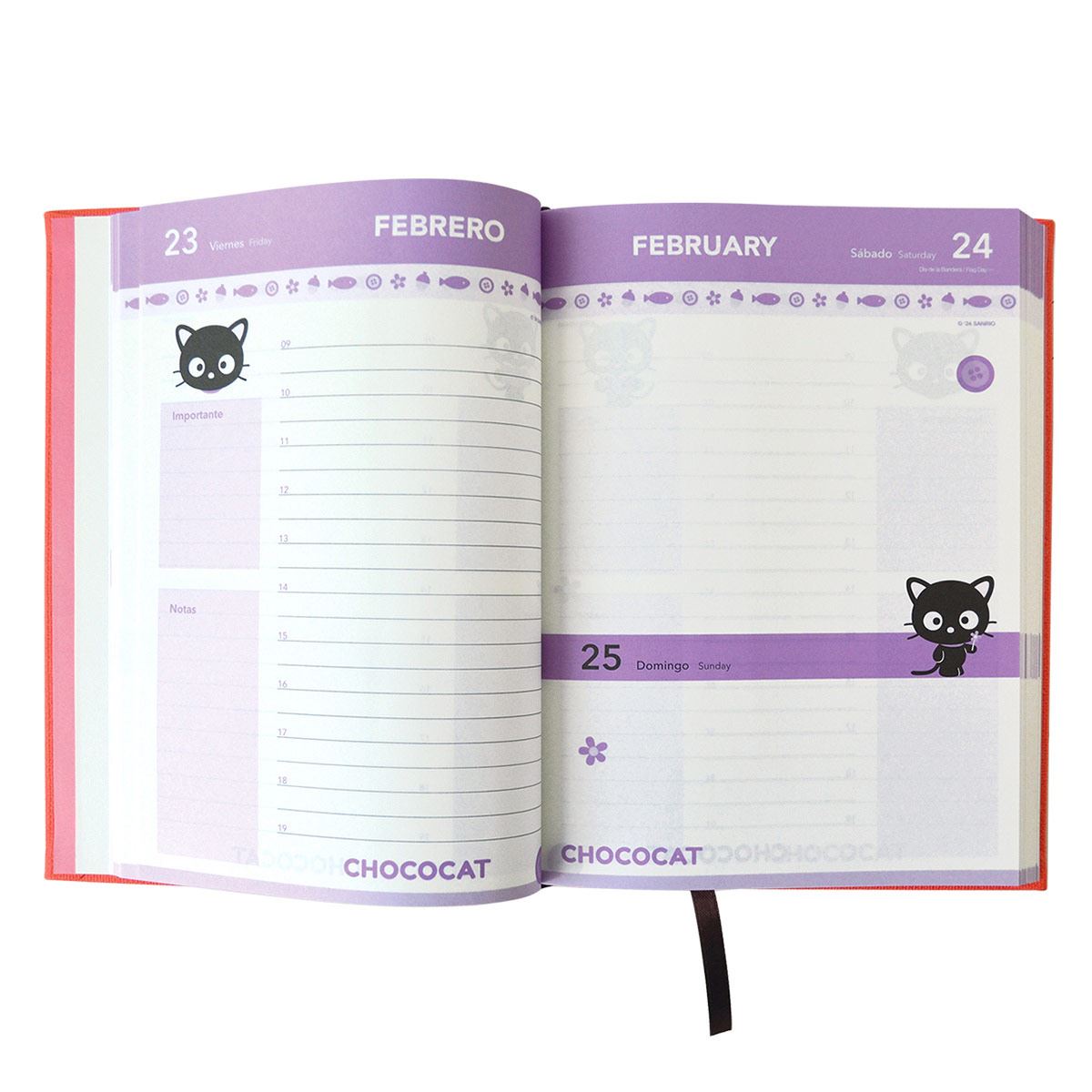 Agenda Danpex Chococat café