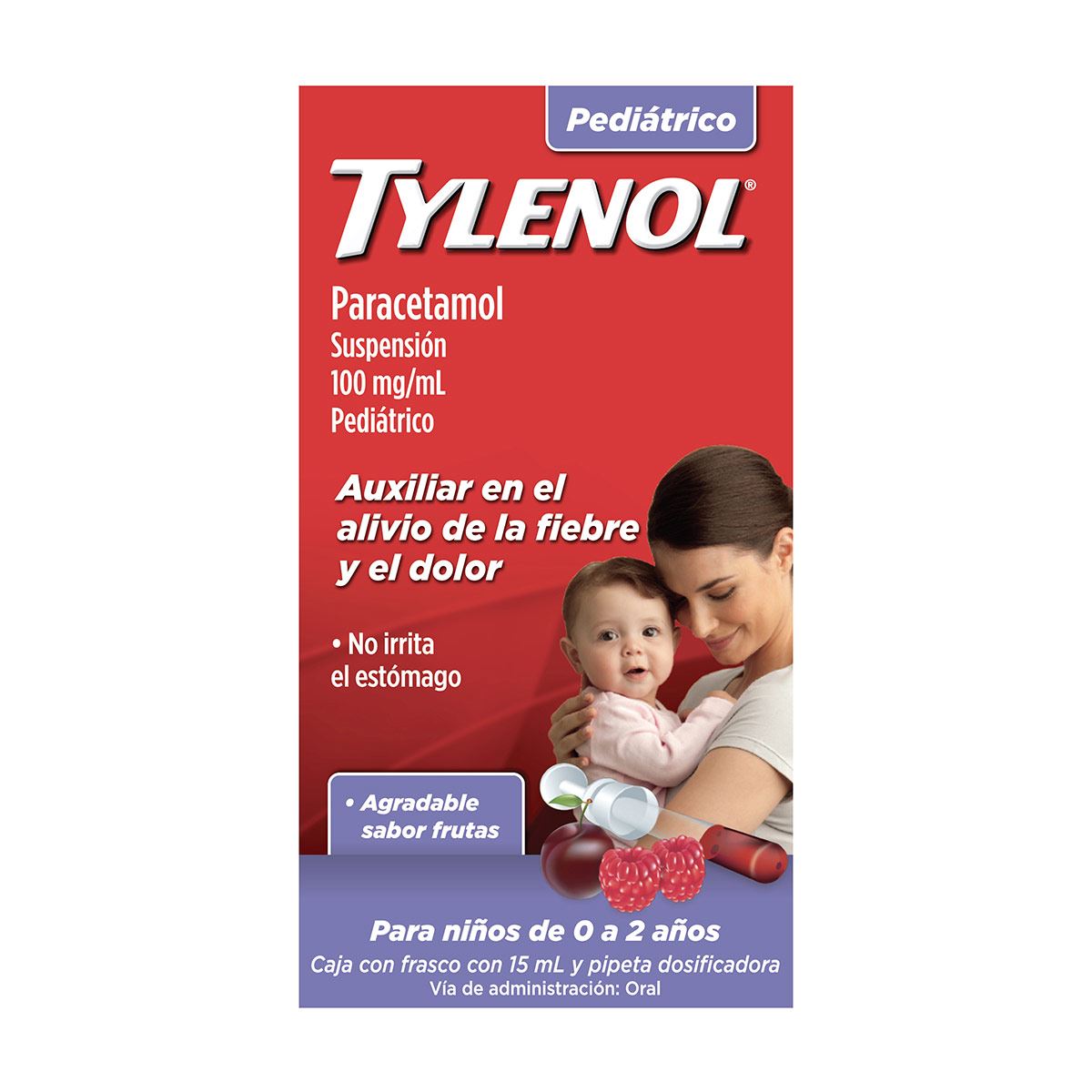 analgésico tylenol suspensión pediátrica 100 ml