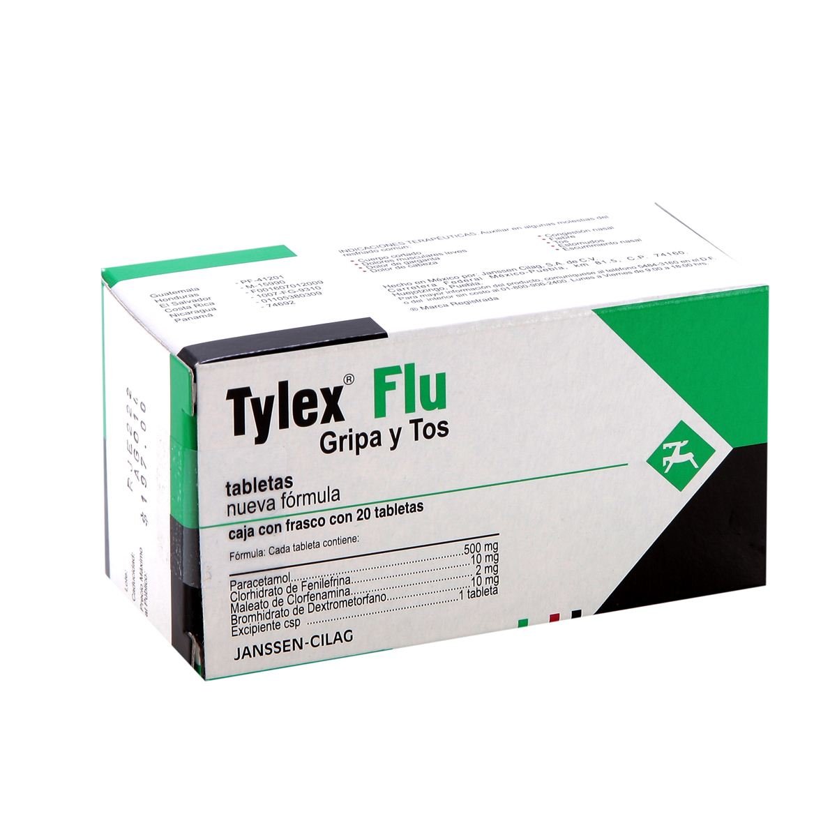 Tylex Flu 20 Tabletas