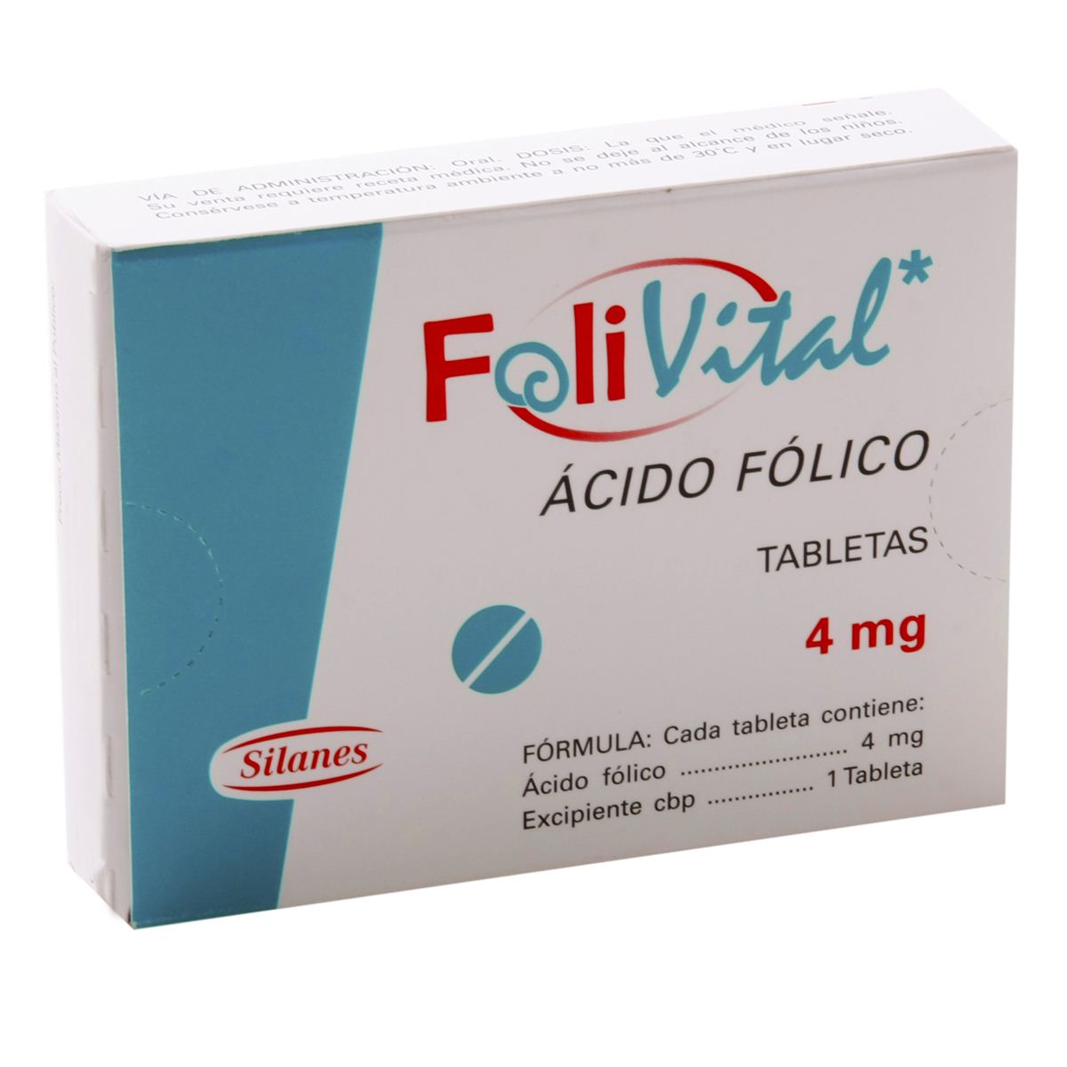 Folivital 4mg tabs 90
