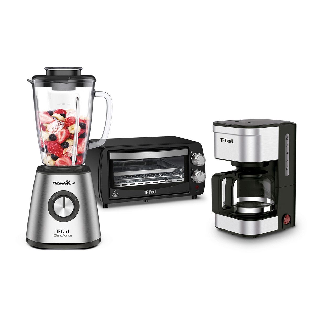 Paquete Cafetera Horno Licuadora T-FAL  BL439D56M