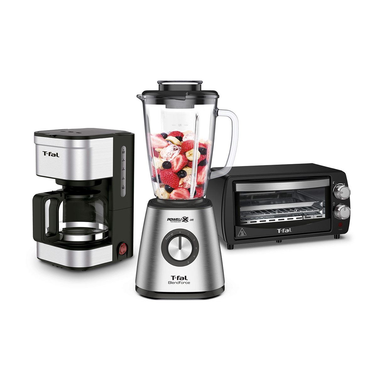 Paquete Cafetera Horno Licuadora T-FAL  BL439D56M
