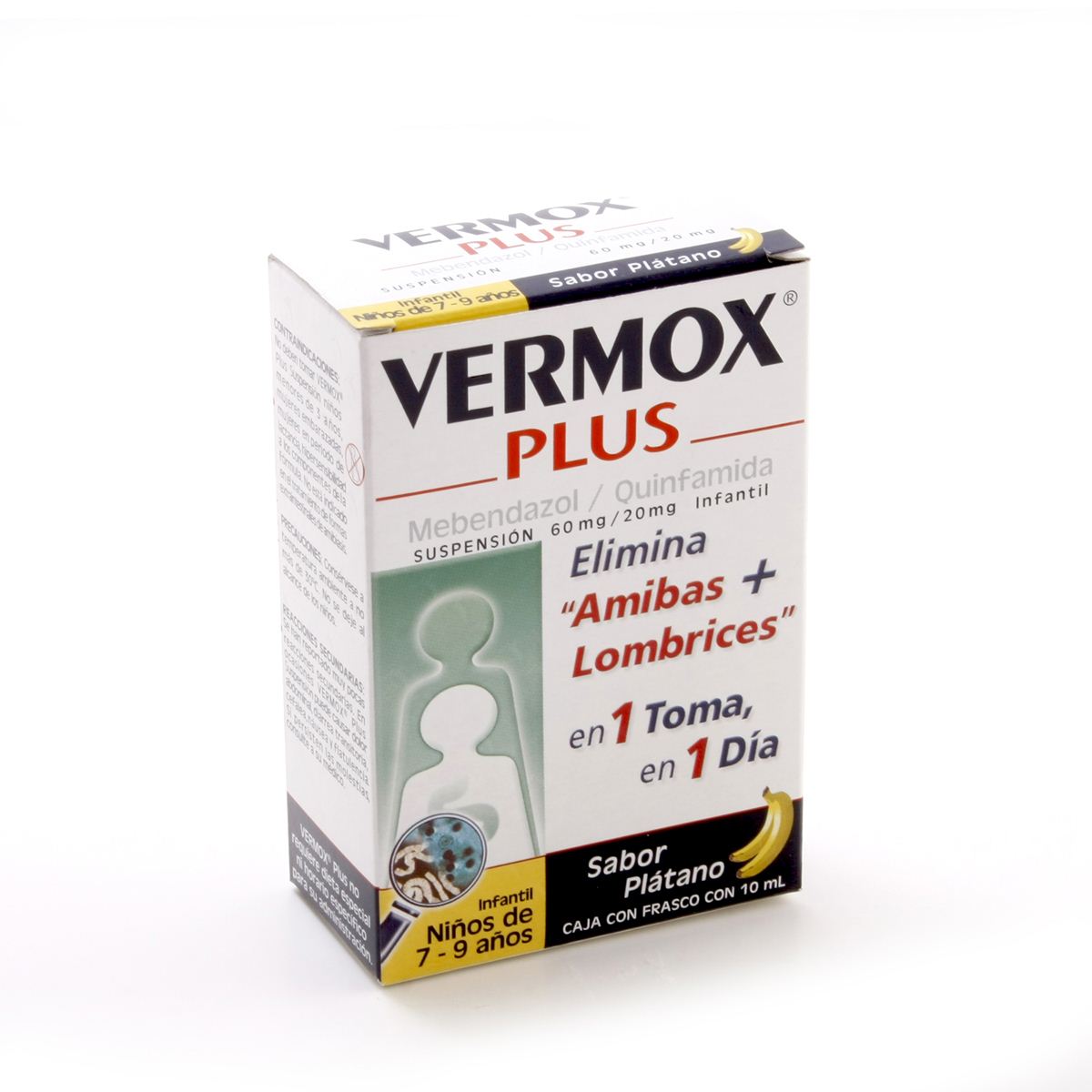 Vermox Plus Infantil Suspensión 10 ml