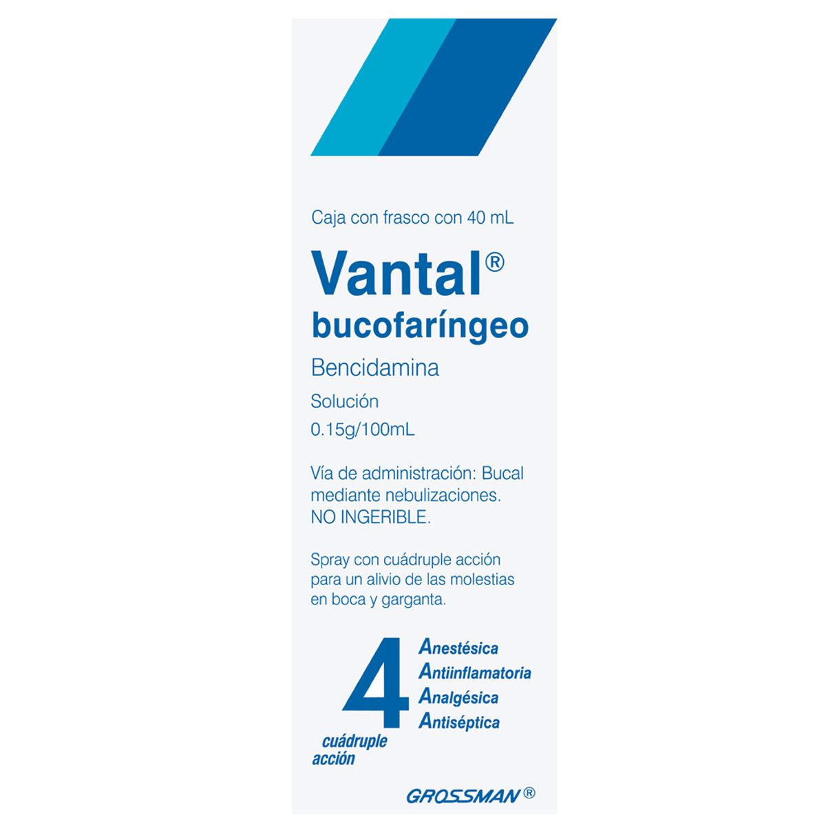 Vantal bucofaringeo spray