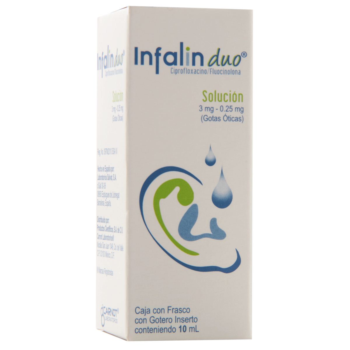 Infalin sol 10ml 3mg/ml ot duo