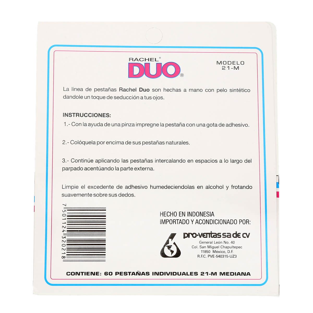Pestanas Rachel Duo mediana 21-M