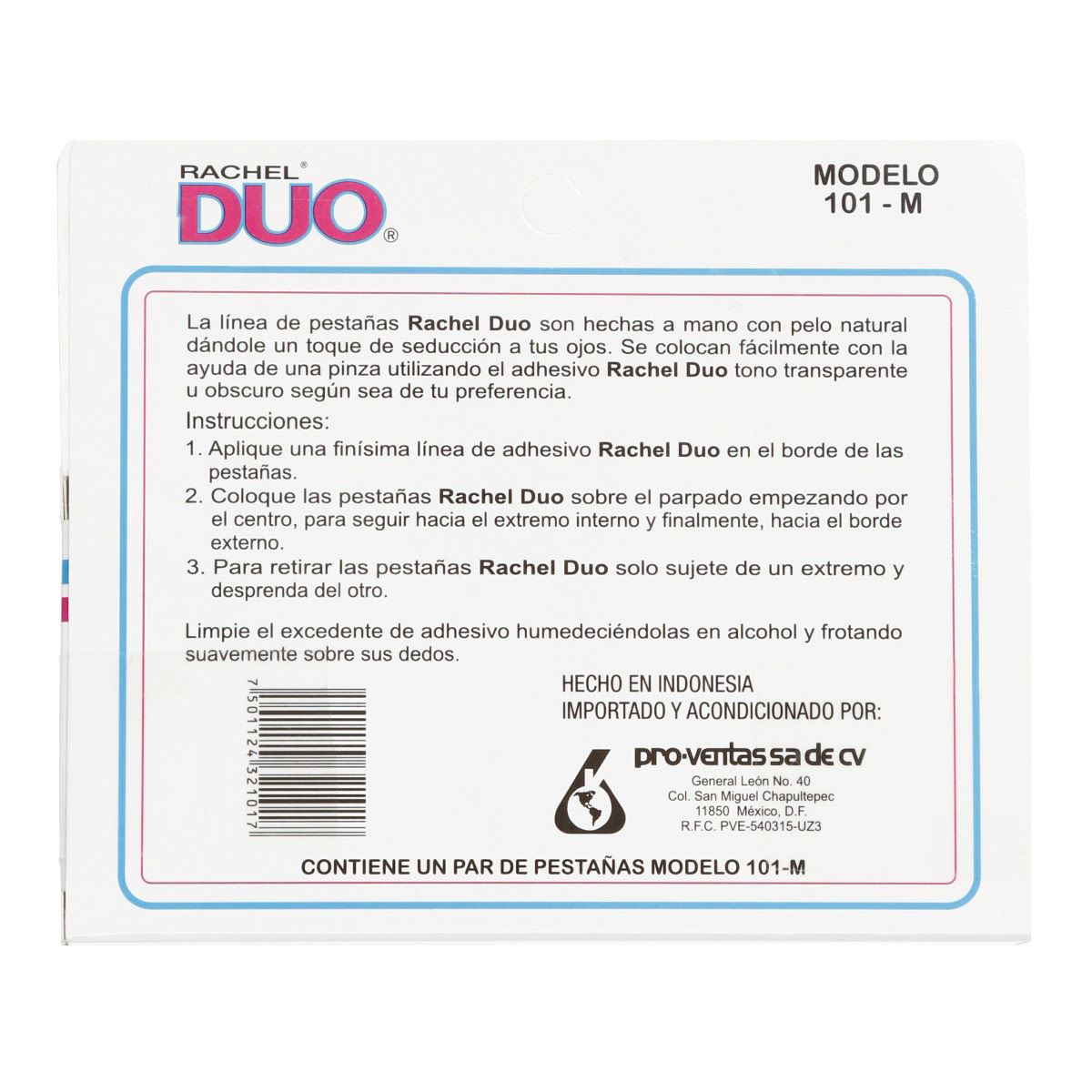 Pestañas Postizas Rachel Duo 101-M
