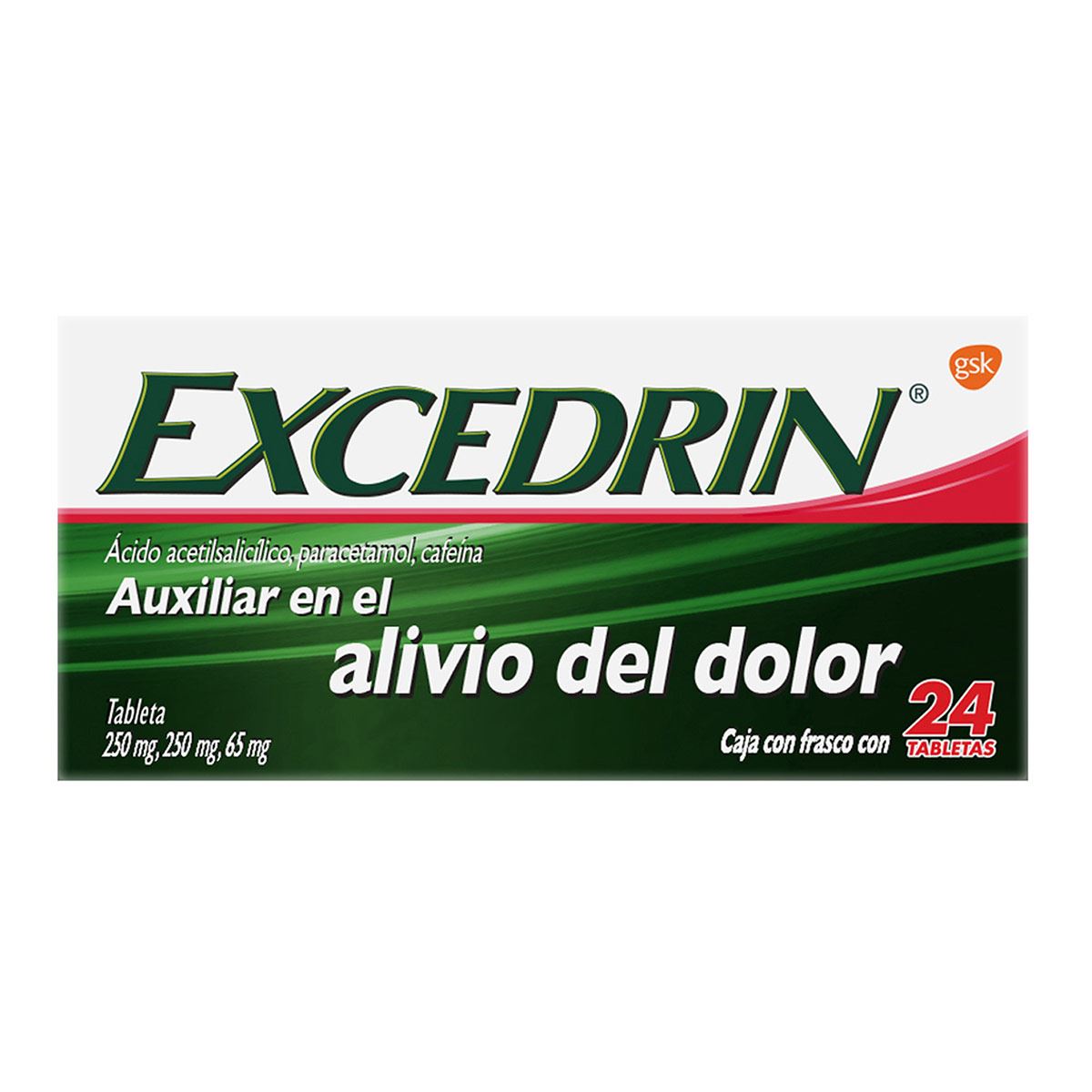 Pastillas para el dolor de cabeza Excedrin  24 unidades